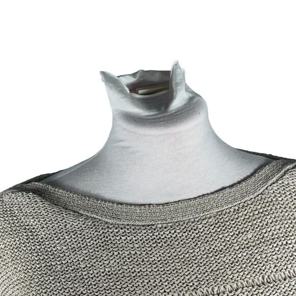 𝅺Wallis UK  boatneck sweater jumper cap sleeves ribbed cream Size 12-14 - Picture 6 of 13